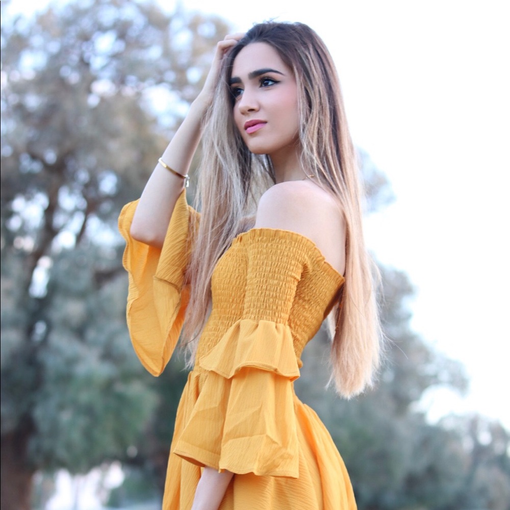 Yellow dress